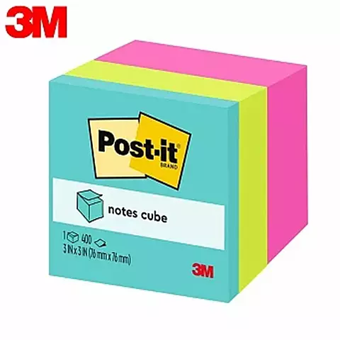 3M Post-it 2027-RCR 便條紙磚3色